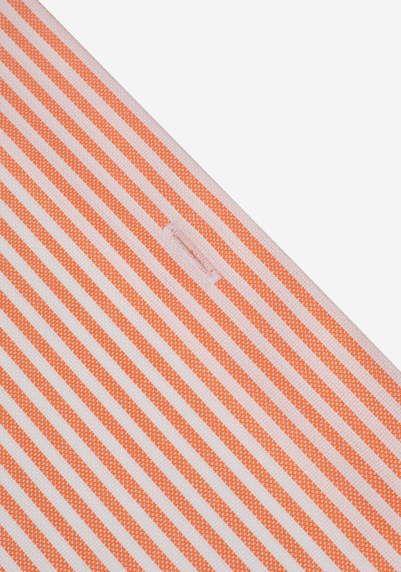 Blaze Orange Stripe Two-Ply Oxford Shirt