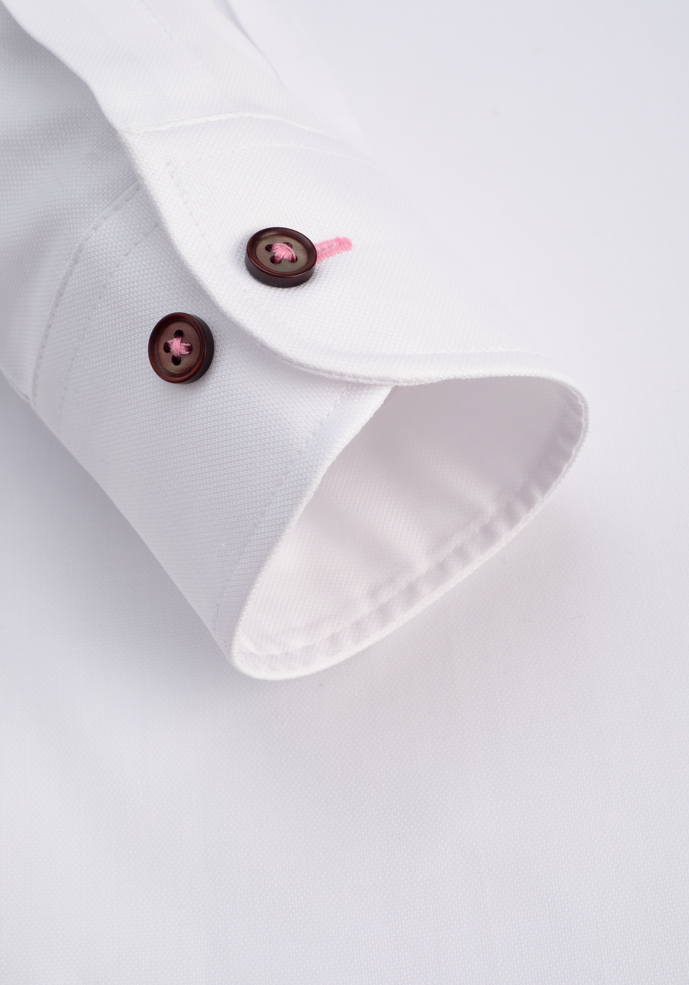 White Blush Pink Soft Oxford Shirt