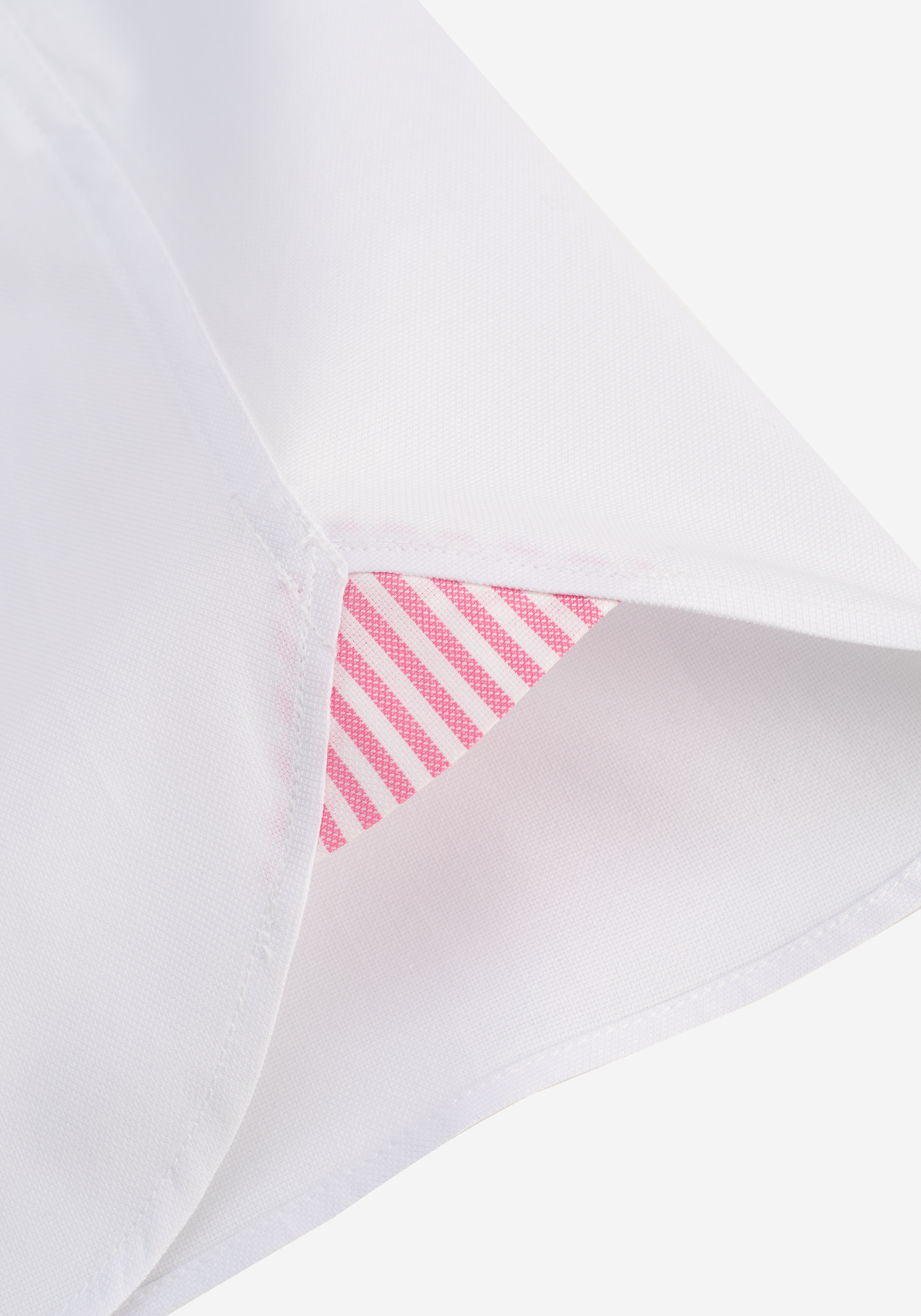 White Blush Pink Soft Oxford Shirt