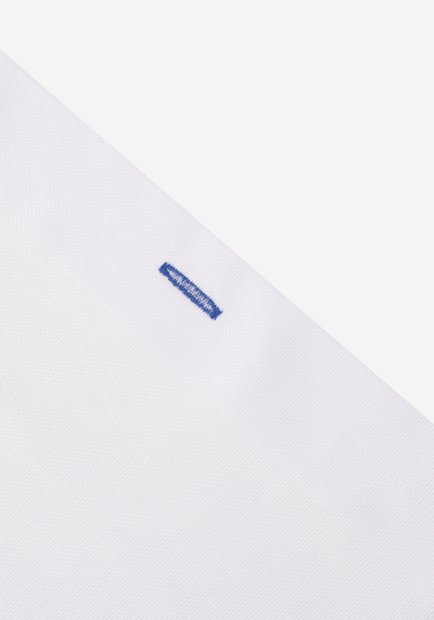 White Navy Soft Oxford Shirt