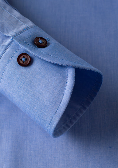 Velvet Blue Chambray Shirt