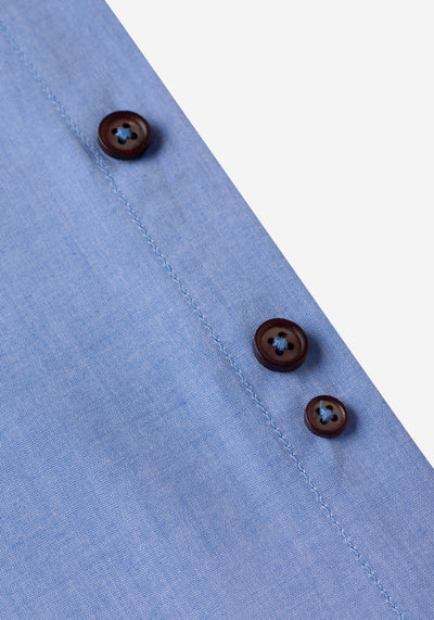 Velvet Blue Chambray Shirt