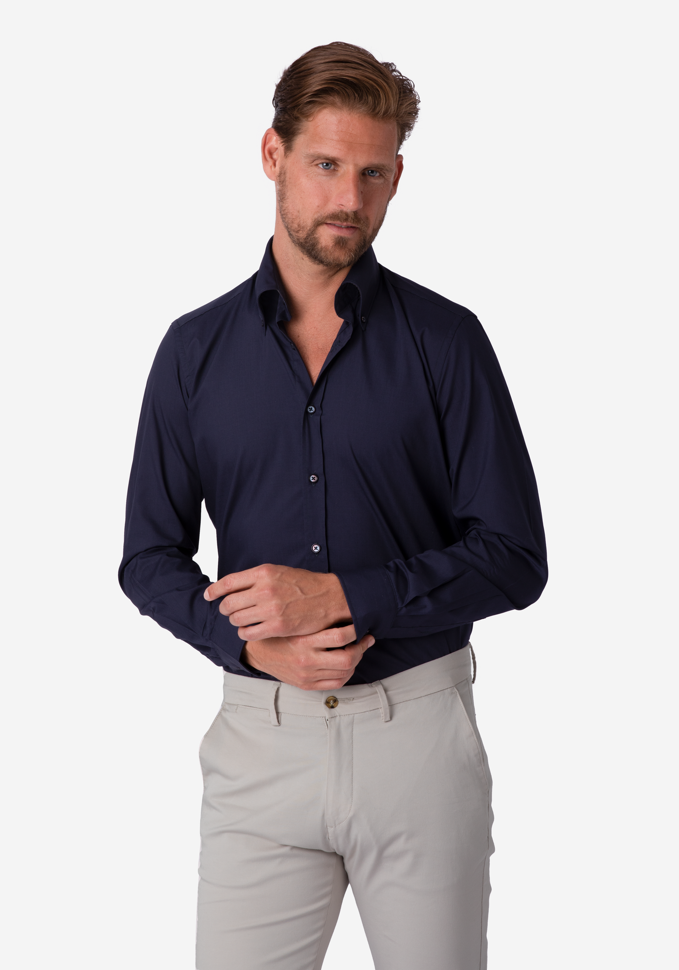 Celestial Navy Chambray Shirt