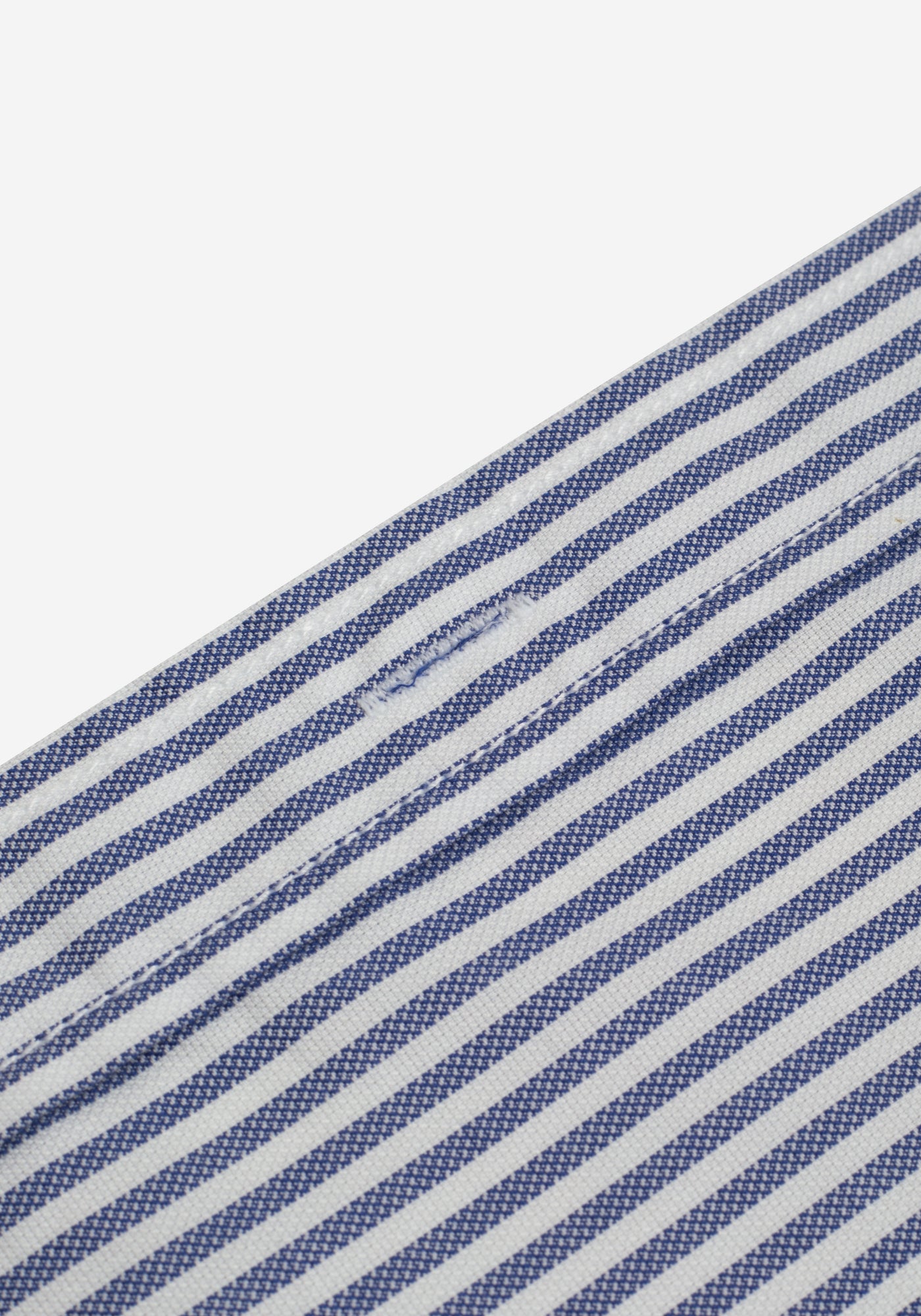 Royal Navy Stripe Washed Two-Ply Oxford Shirt