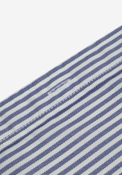 Royal Navy Stripe Washed Two-Ply Oxford Shirt