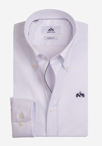Starlight White Cotton Lycra Shirt