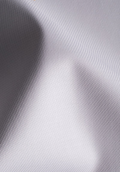 Glacier White Basket Weave Shirt