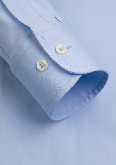 Skylight Blue Cotton Lycra Shirt