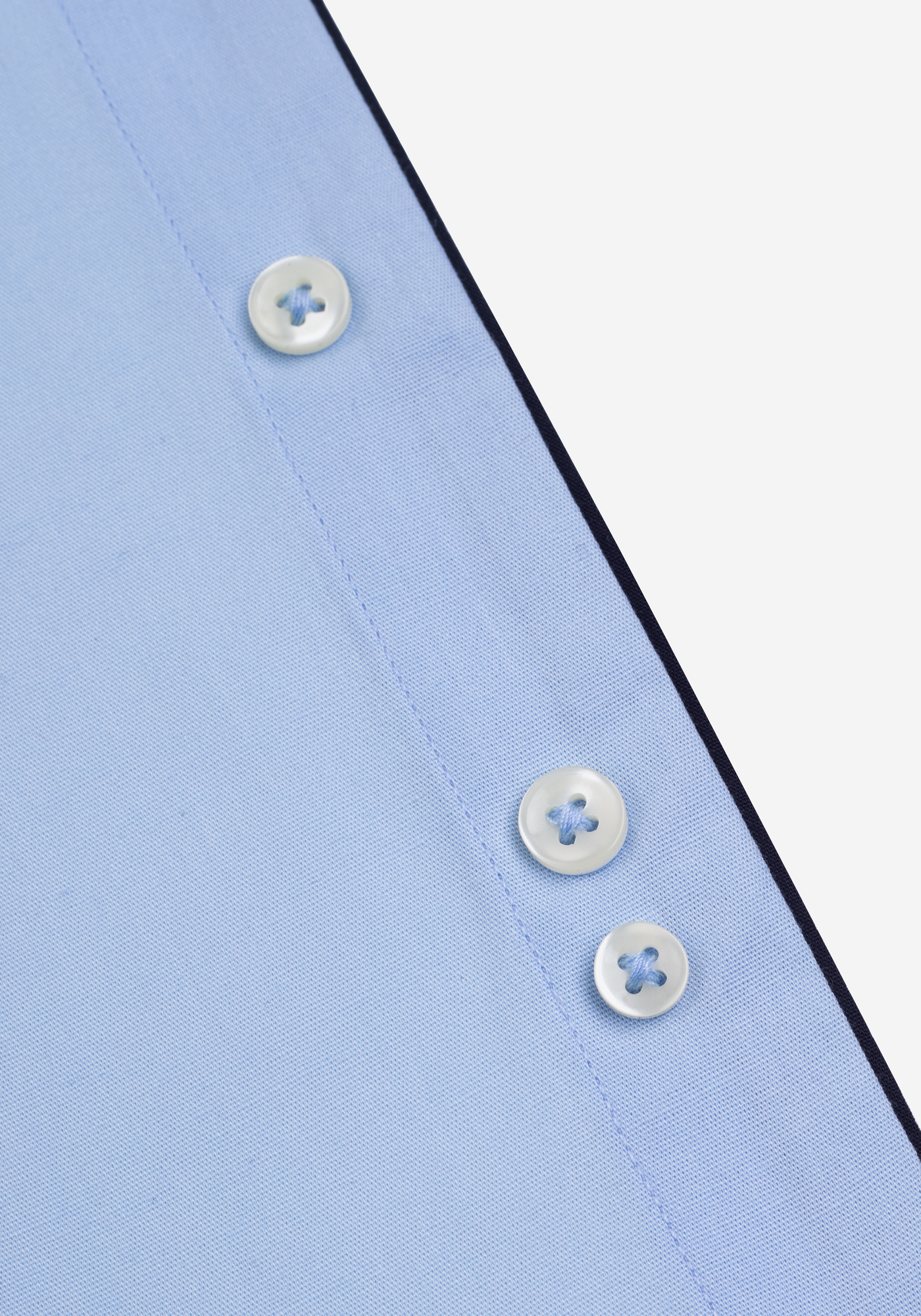 Skylight Blue Cotton Lycra Shirt