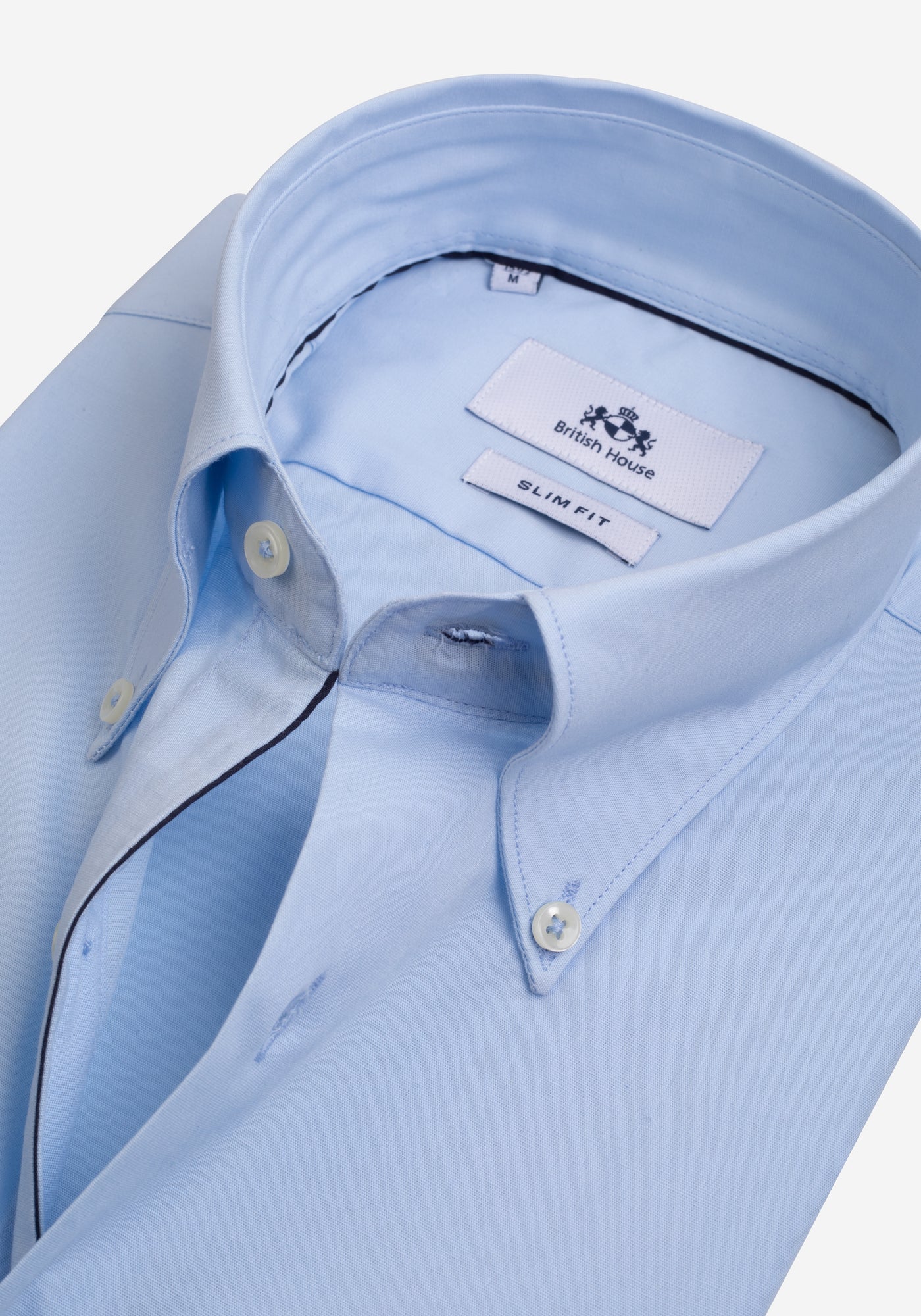 Skylight Blue Cotton Lycra Shirt