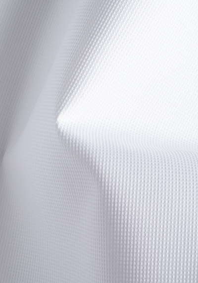 Crystal White Basket Weave Shirt