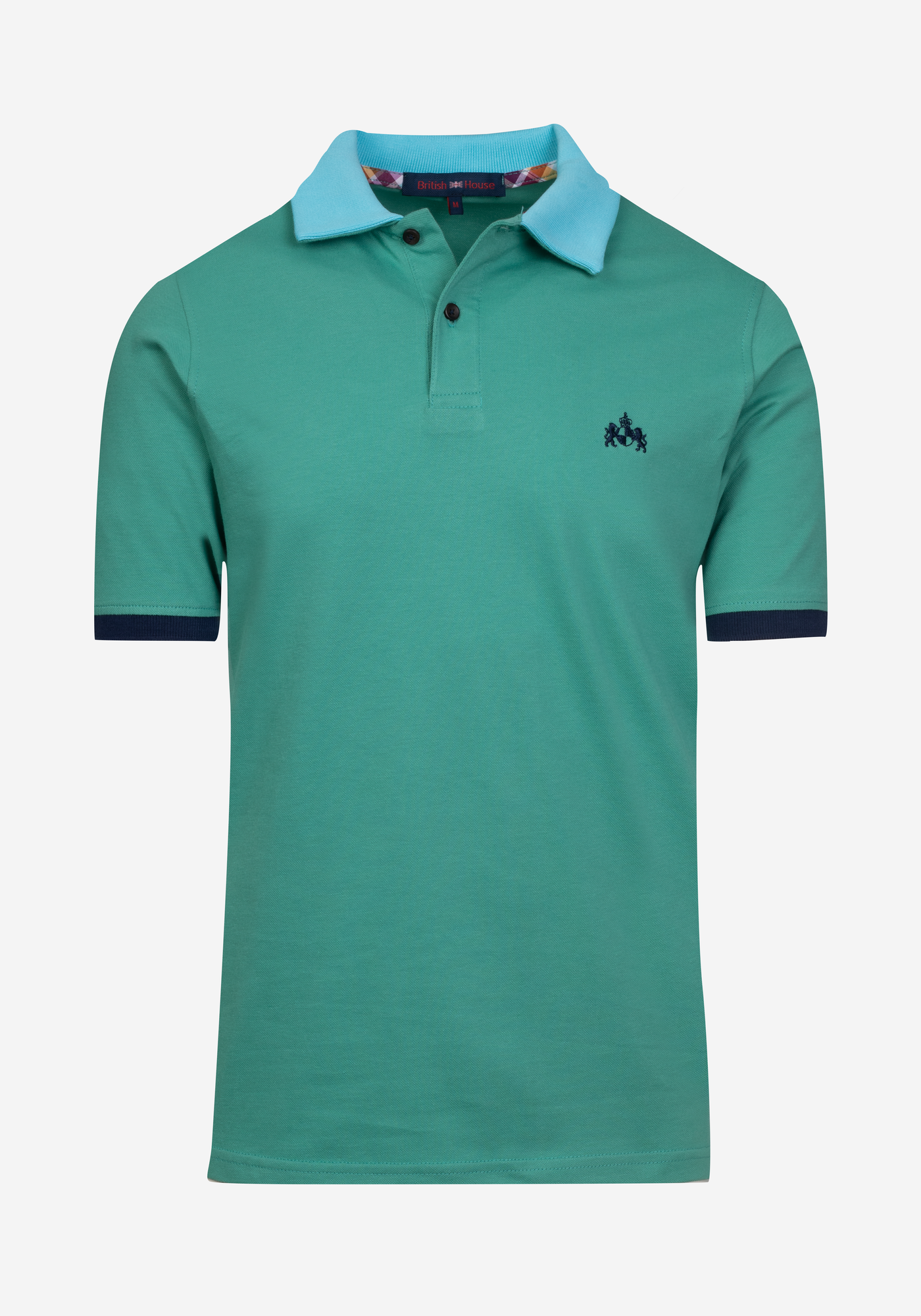 Deep Green Cotton Lycra Polo Shirt