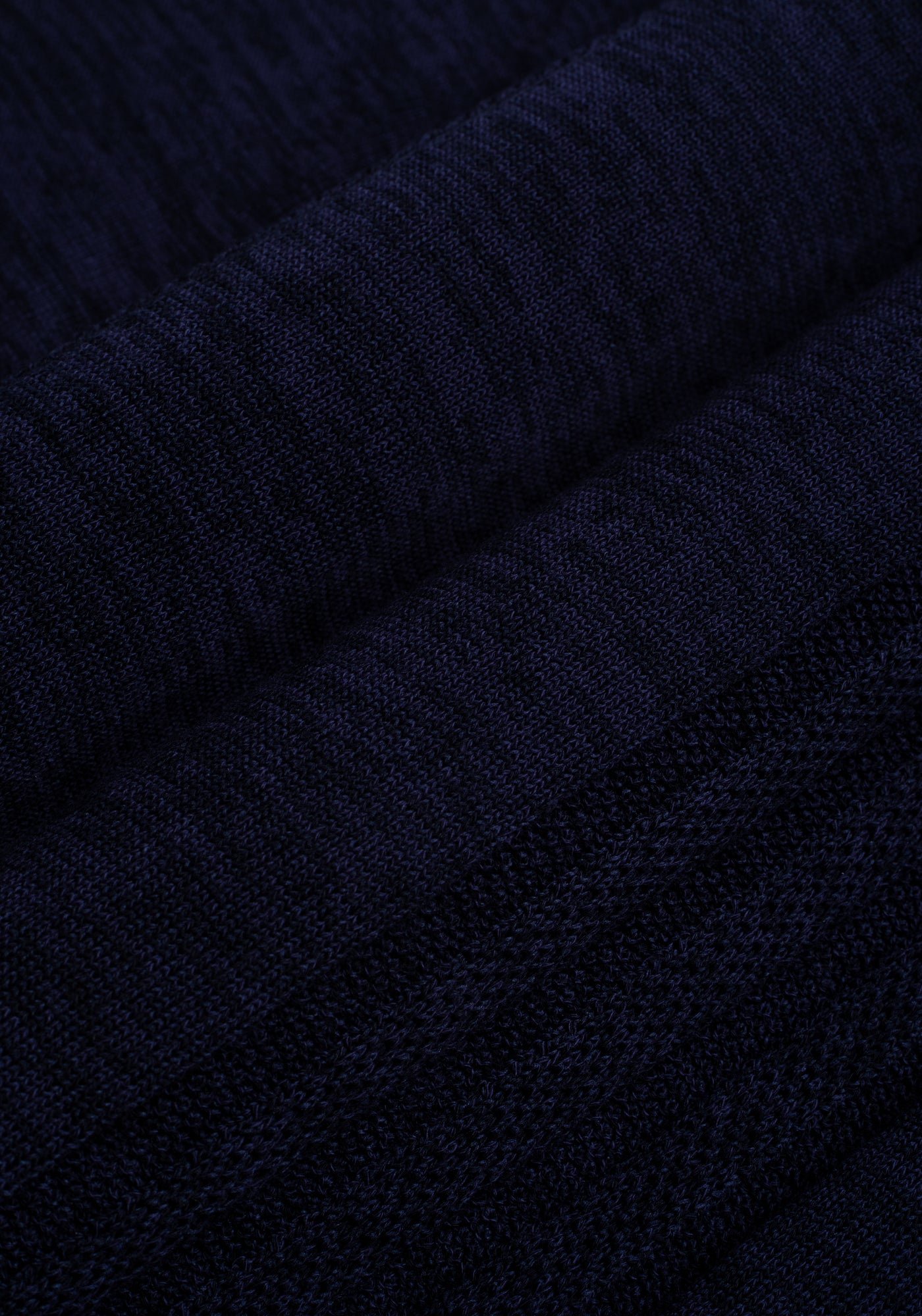 Twilight Blue Knitted Polo Shirt