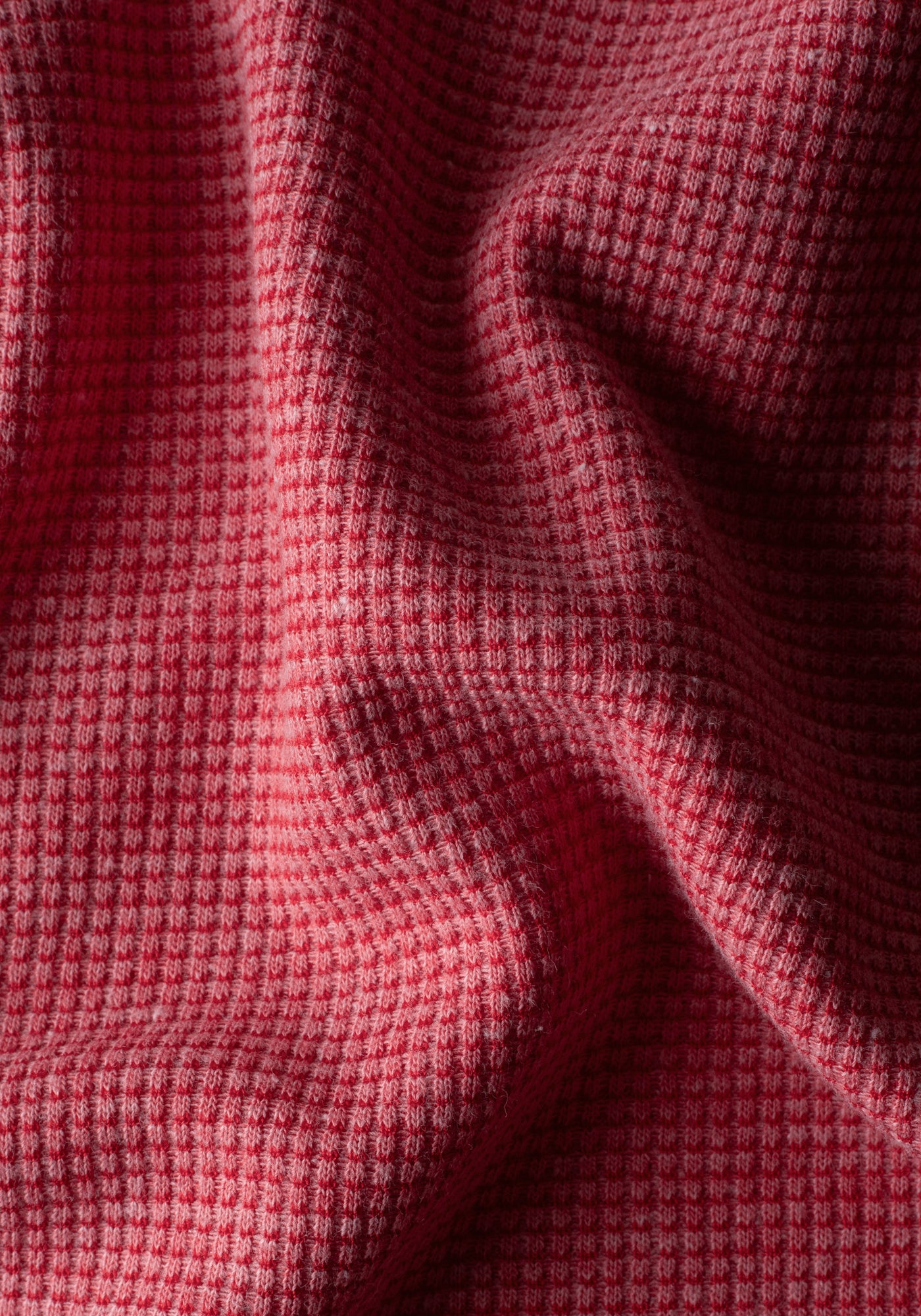 Dusty Rose Poly Cotton Waffle Polo Shirt