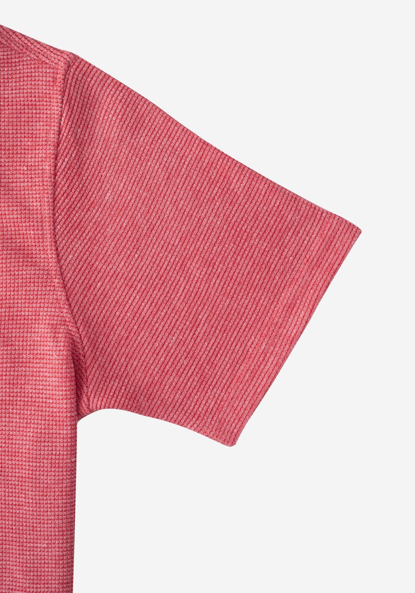 Dusty Rose Poly Cotton Waffle Polo Shirt