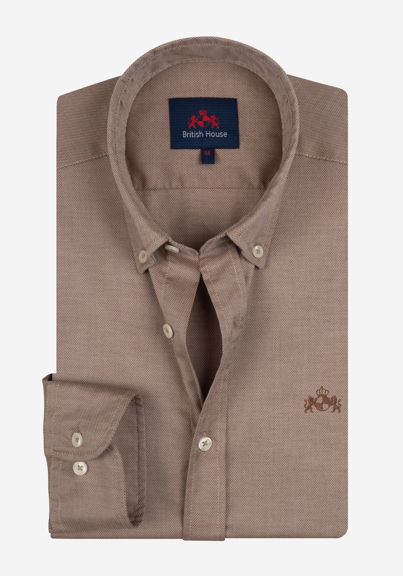 Deep Brown Washed Soft Oxford Shirt
