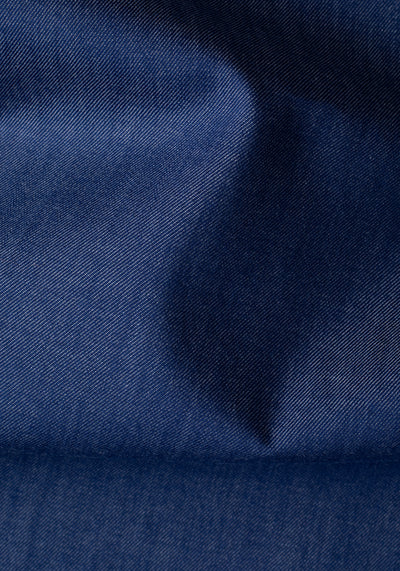 Delft Blue Washed Chambray Shirt