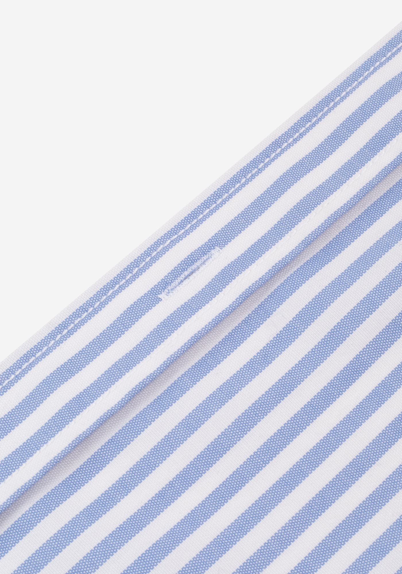 Calm Blue Stripe Washed Oxford Shirt