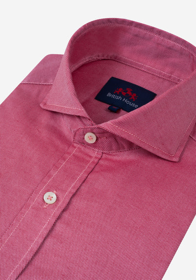 Velvet Pink Washed Soft Oxford Shirt