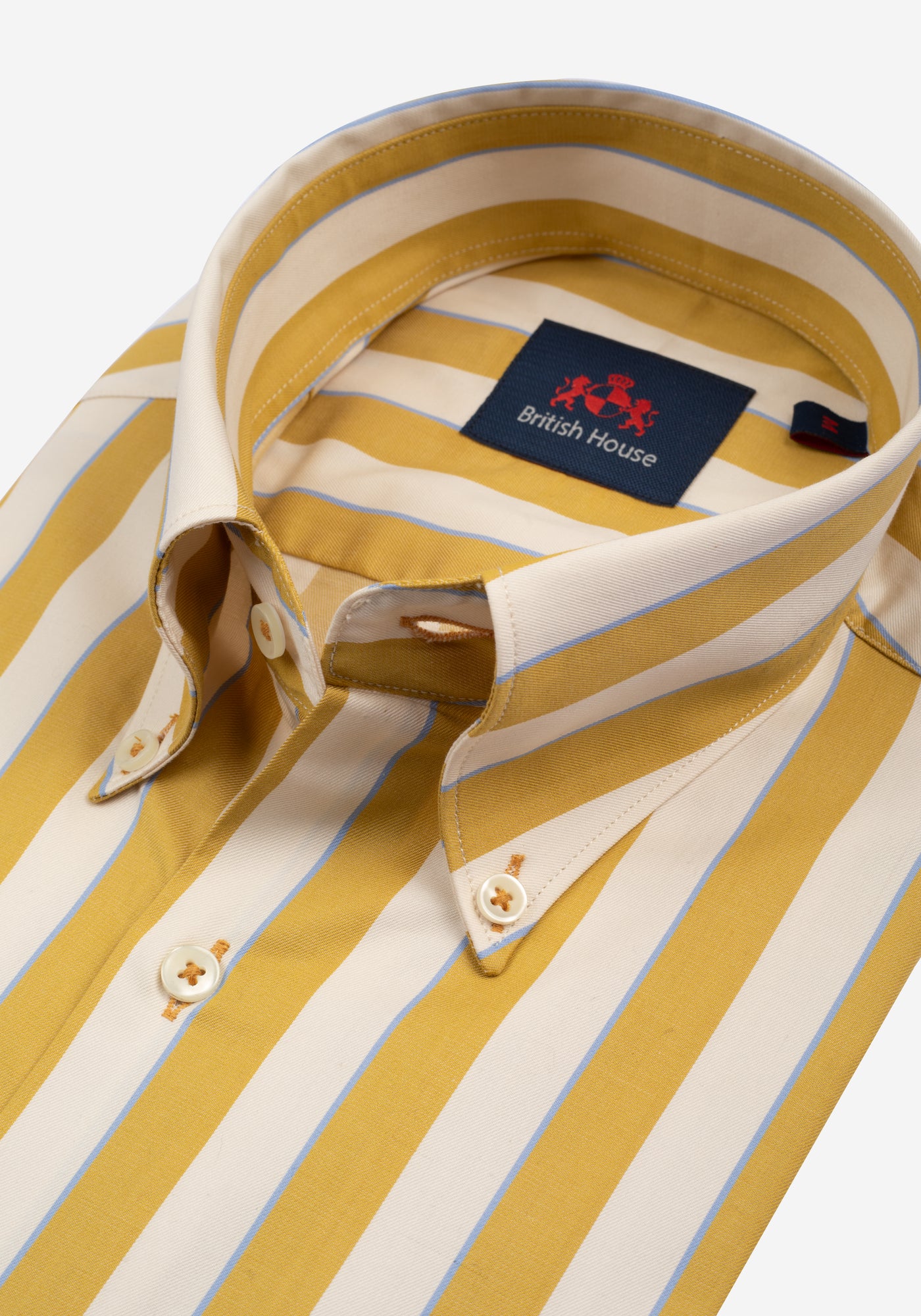 Radiant Yellow Stripe Signature Twill Shirt