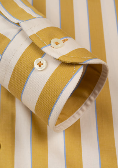 Radiant Yellow Stripe Signature Twill Shirt