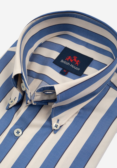 Capri Blue Stripe Signature Twill Shirt