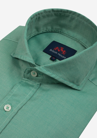 Clover Green Washed Soft Oxford Shirt