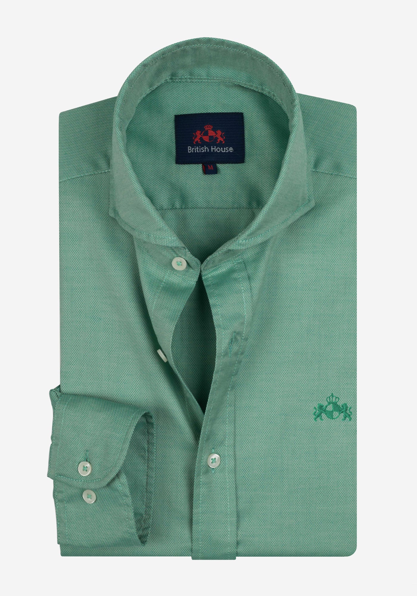 Clover Green Washed Soft Oxford Shirt