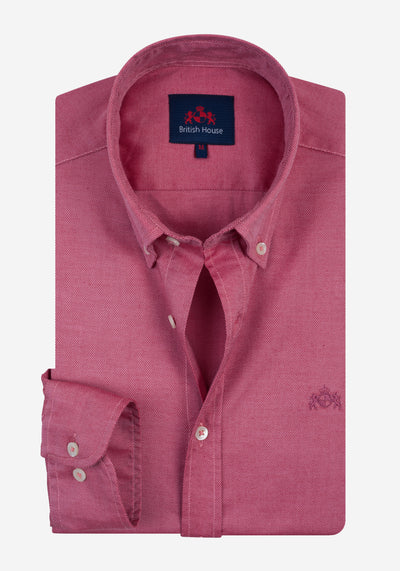 French Pink Washed Soft Oxford Shirt