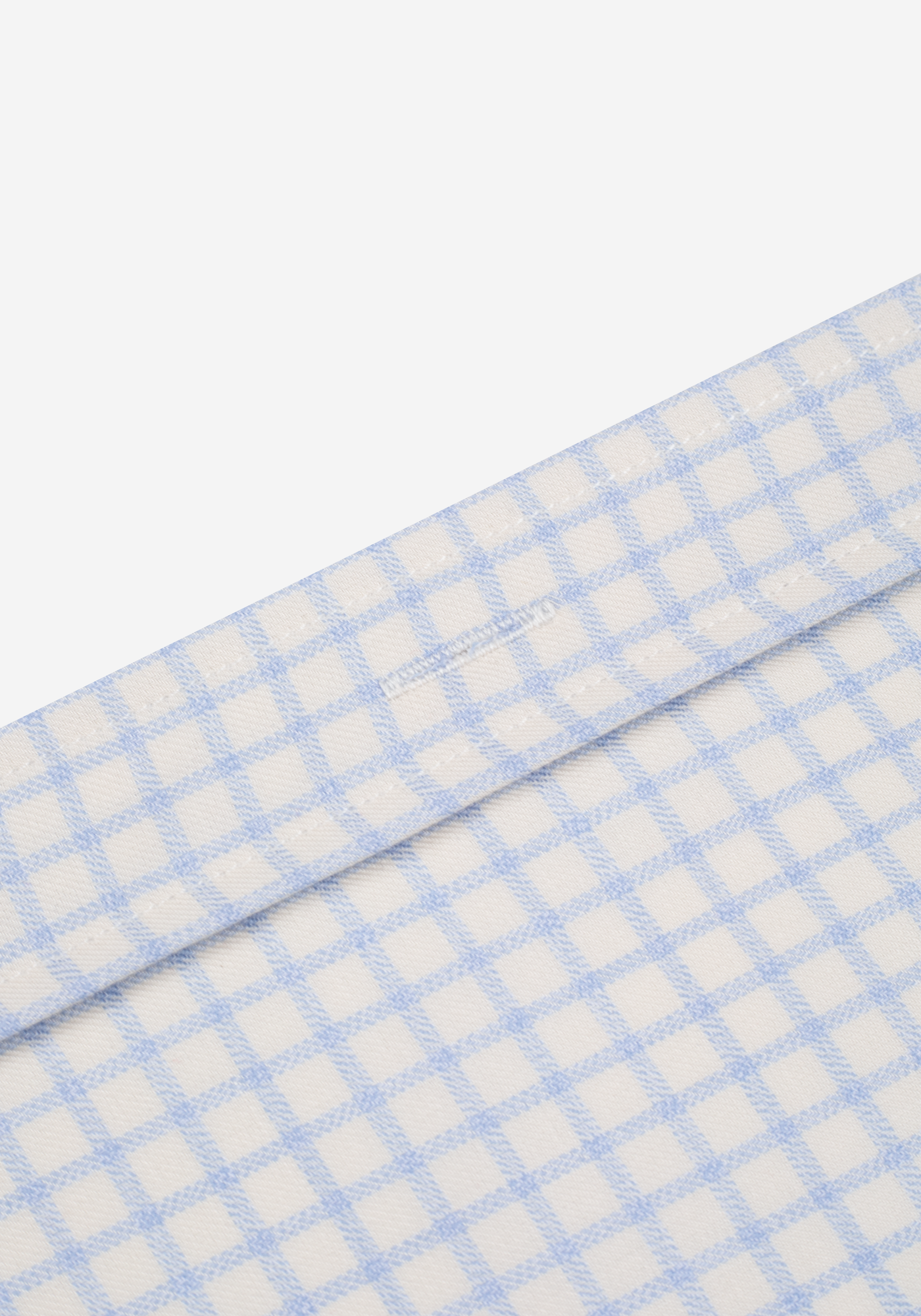 Floral White Blue Checked Signature Twill Shirt