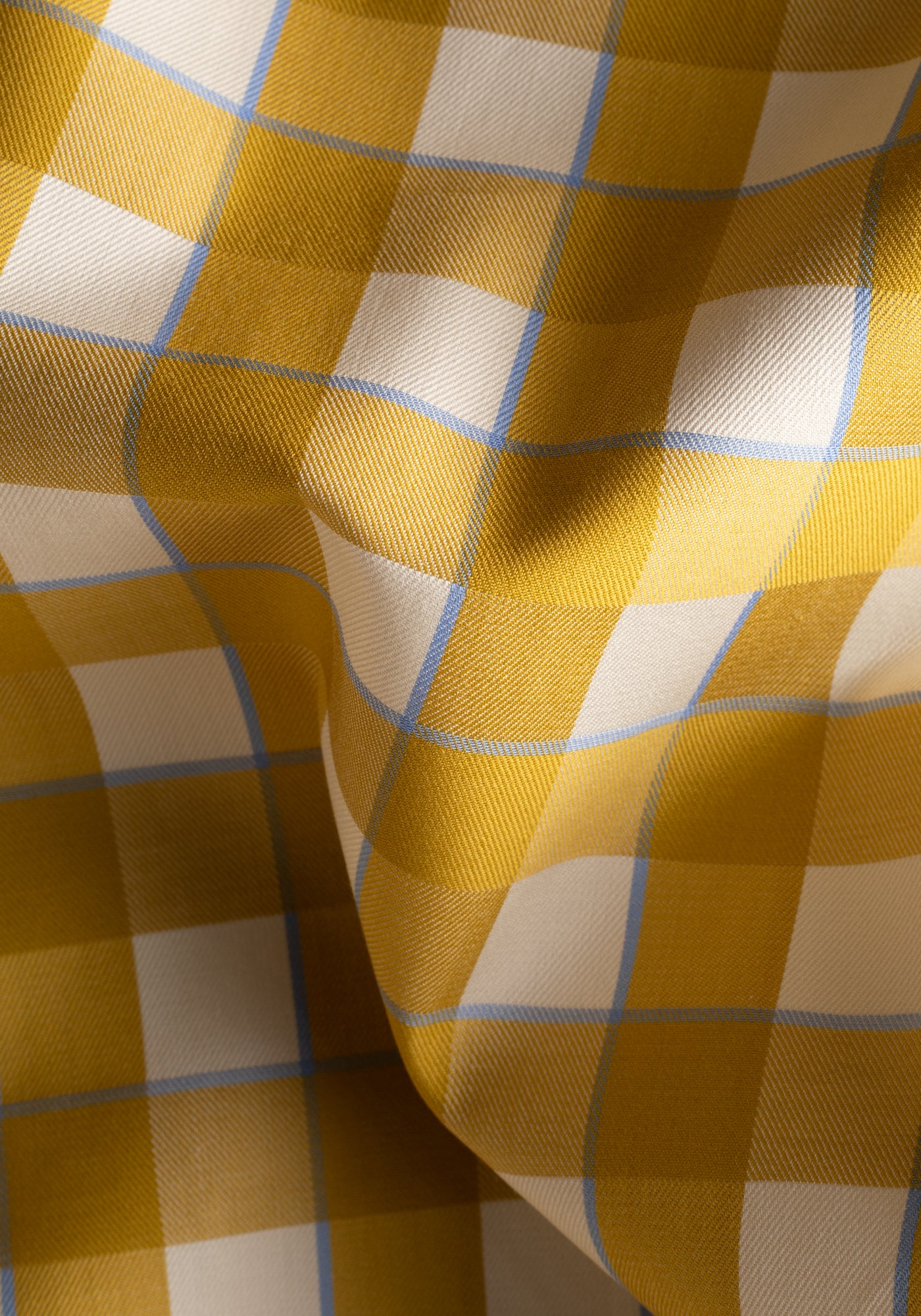 Pollen Yellow Checked Signature Twill Shirt