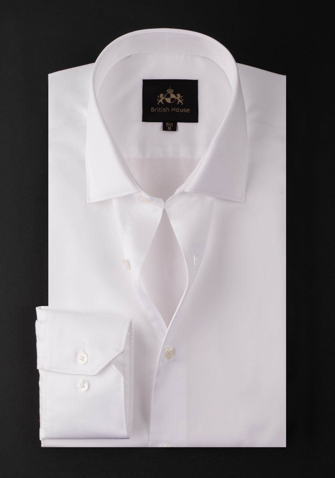 Crystal White Luxe Twill Shirt