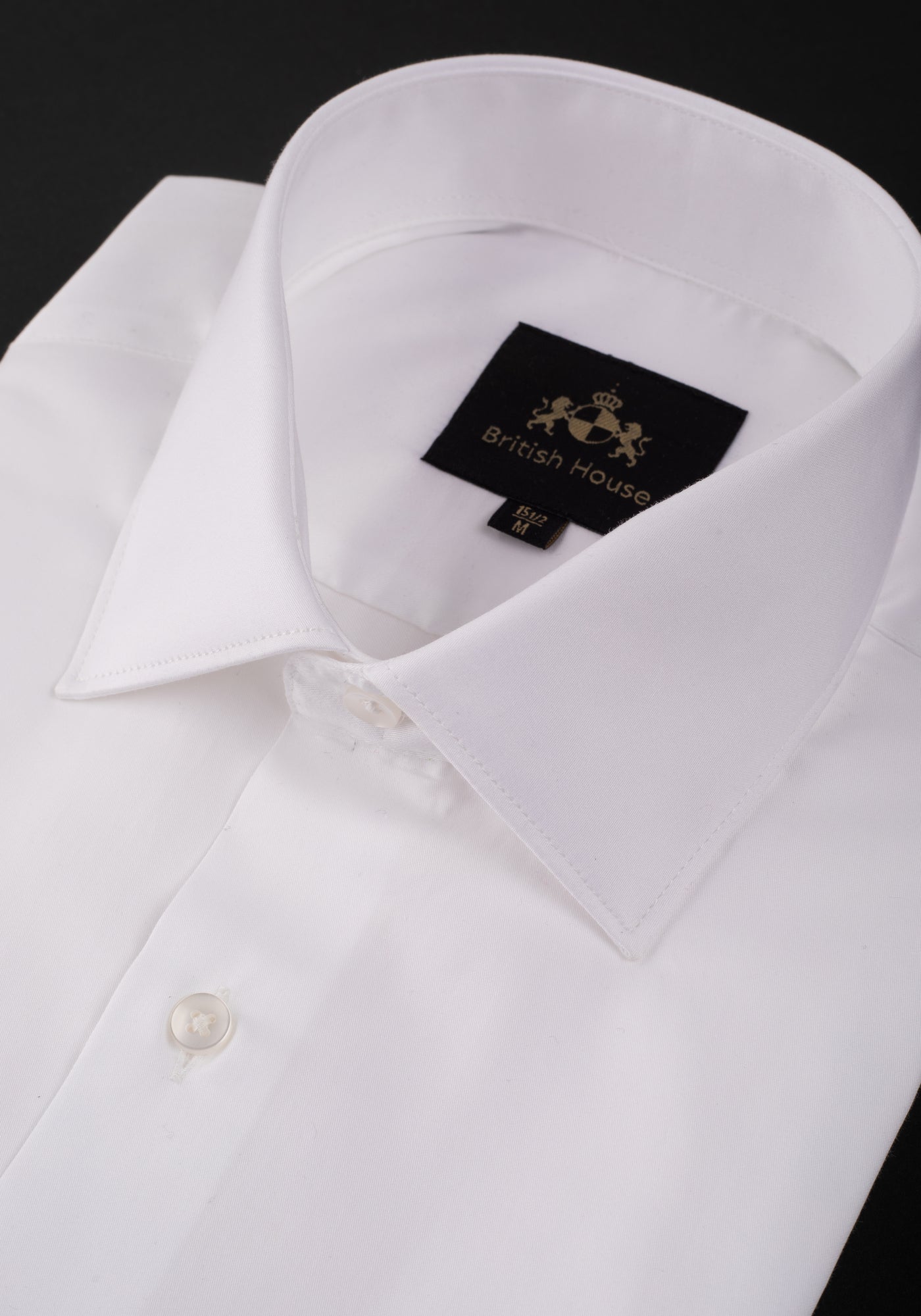 Crystal White Luxe Twill Shirt