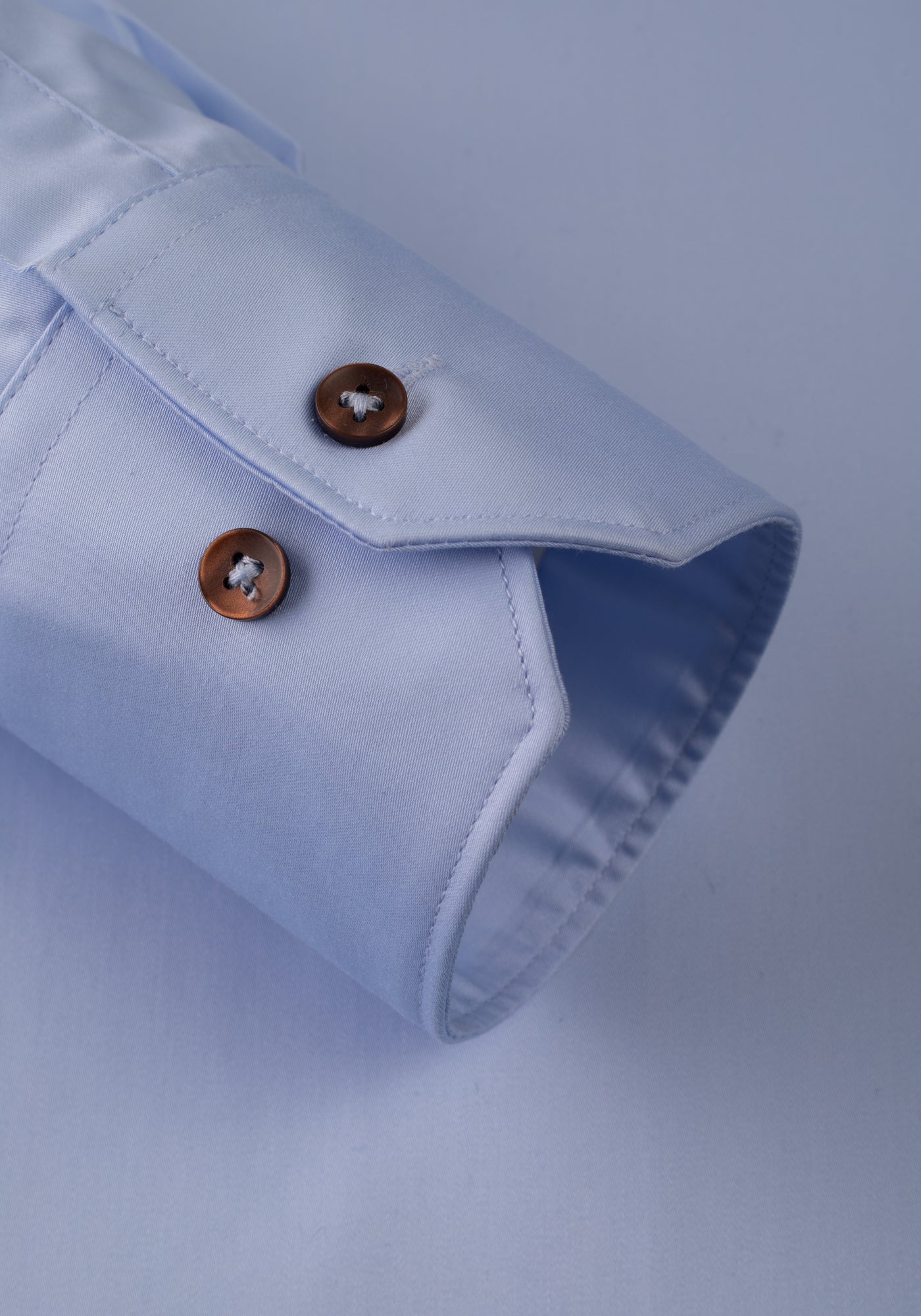 Arctic Blue Luxe Twill Shirt