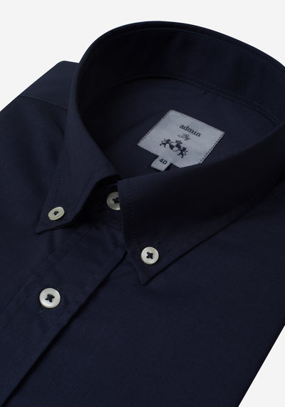 Deep Navy Chambray Shirt