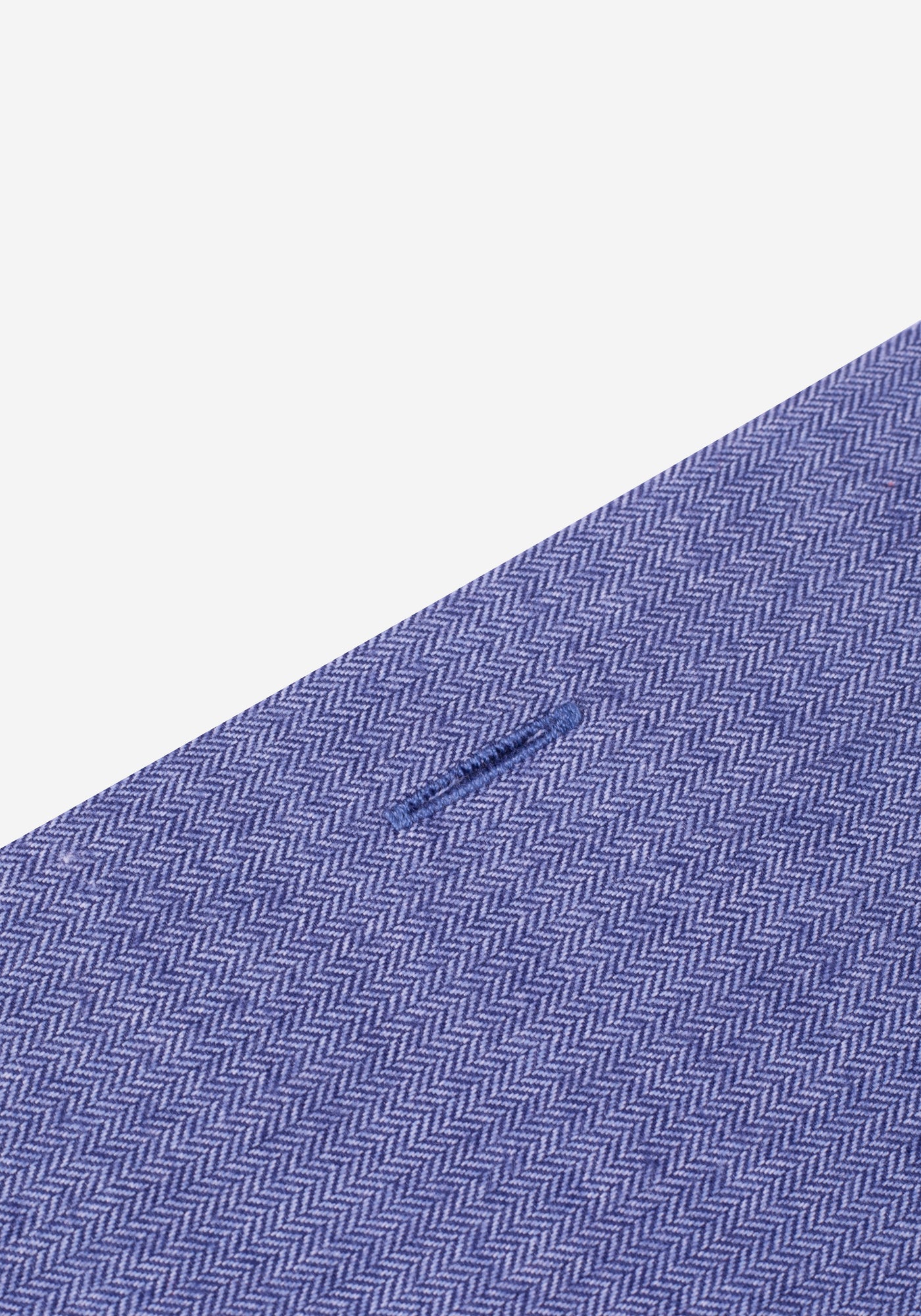 Rusty Blue Washed Herringbone Flannel Shirt