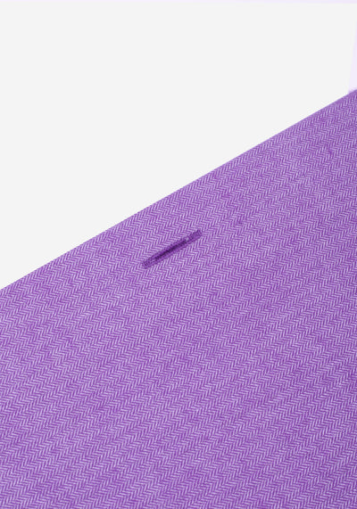 Majestic Purple Washed Herringbone Flannel Shirt