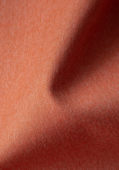 Dusty Orange Herringbone Flannel Shirt