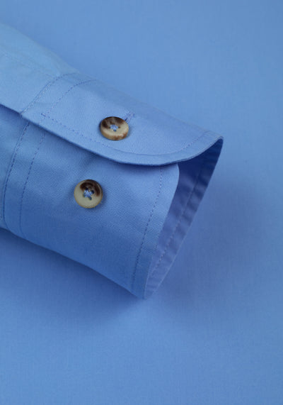 Lagoon Blue Washed Soft Oxford Shirt