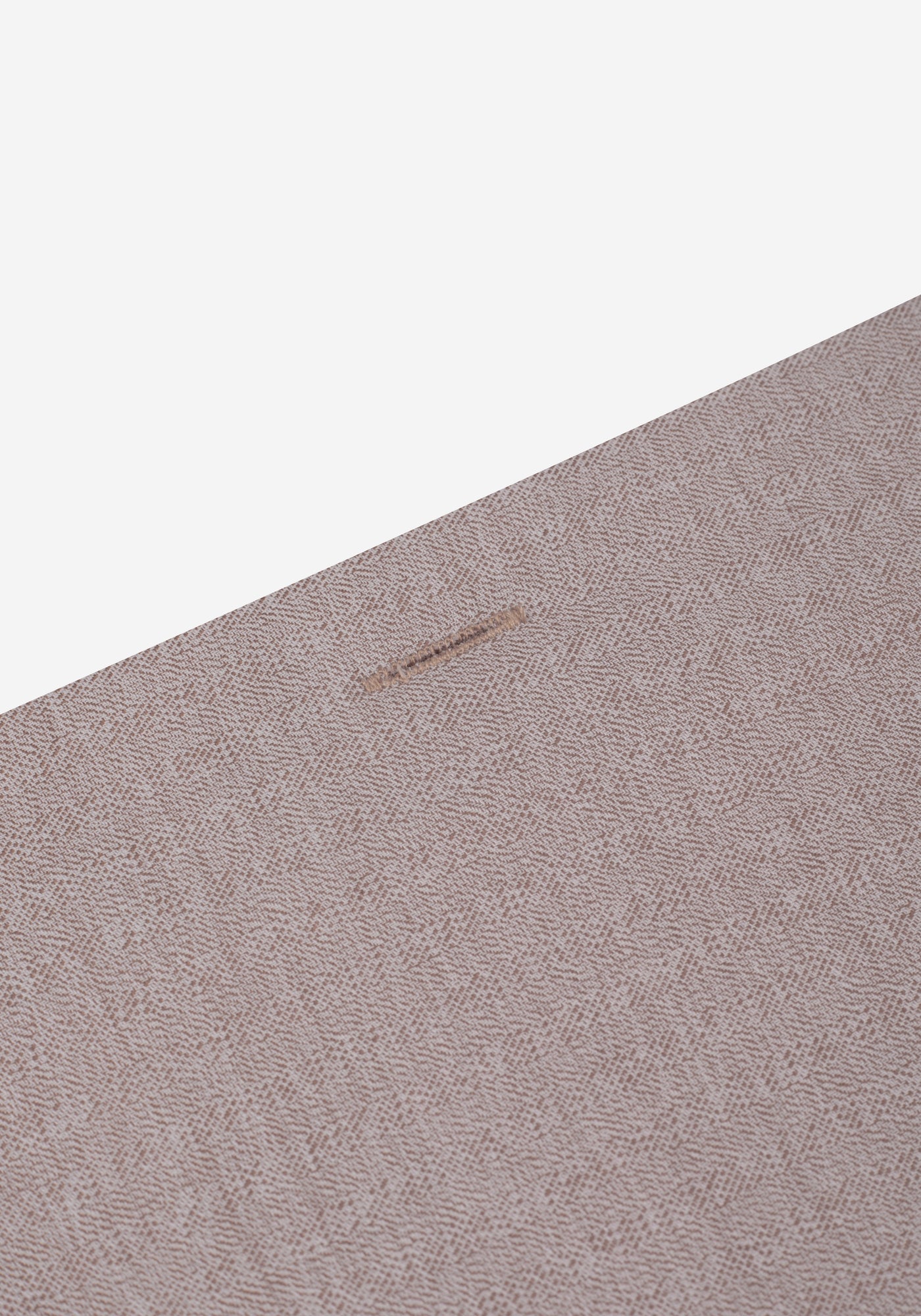 Dull Beige Washed Herringbone Flannel Shirt
