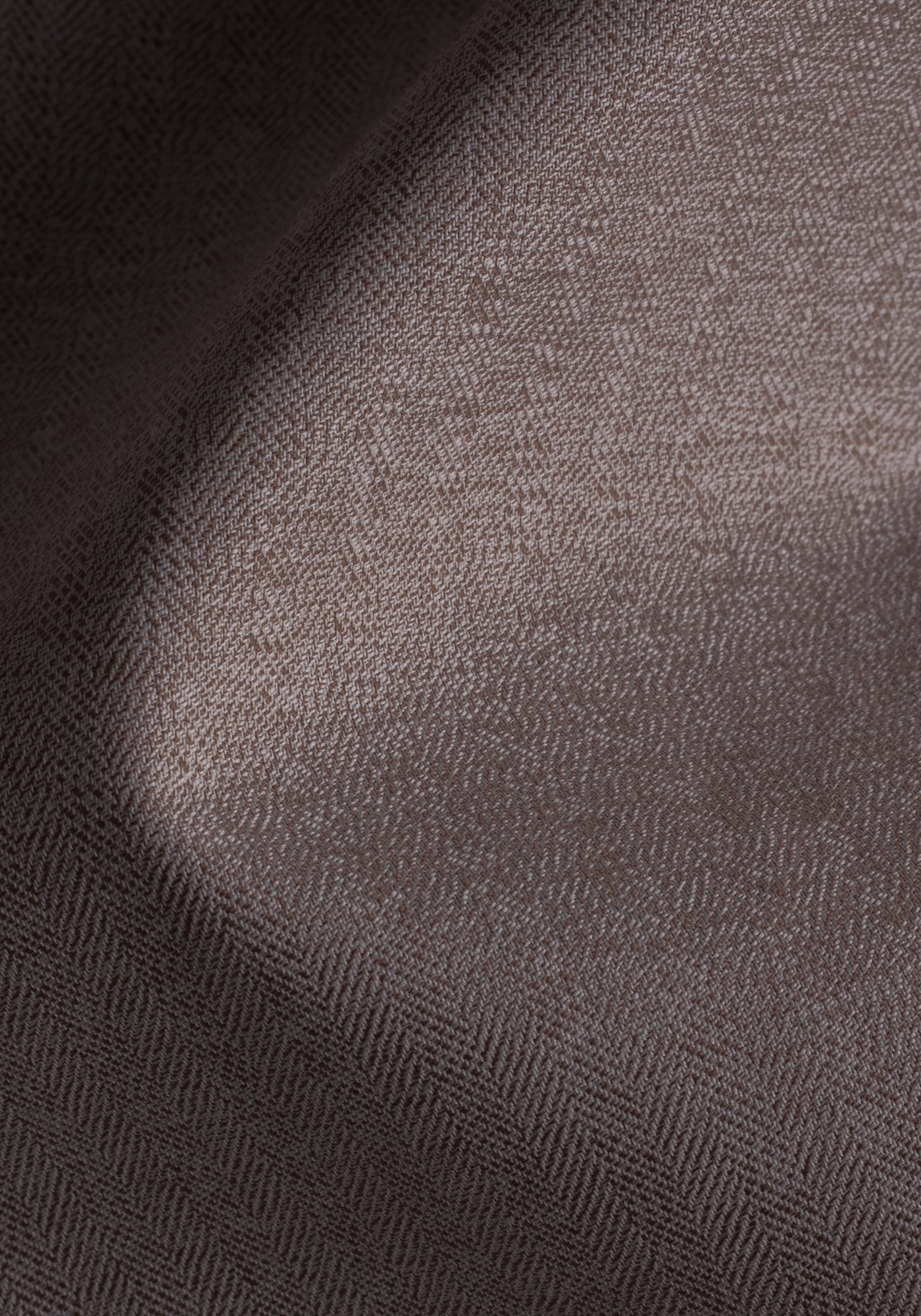 Dull Beige Washed Herringbone Flannel Shirt