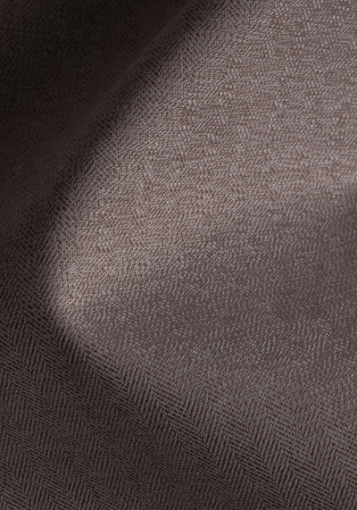 Dull Beige Washed Herringbone Flannel Shirt