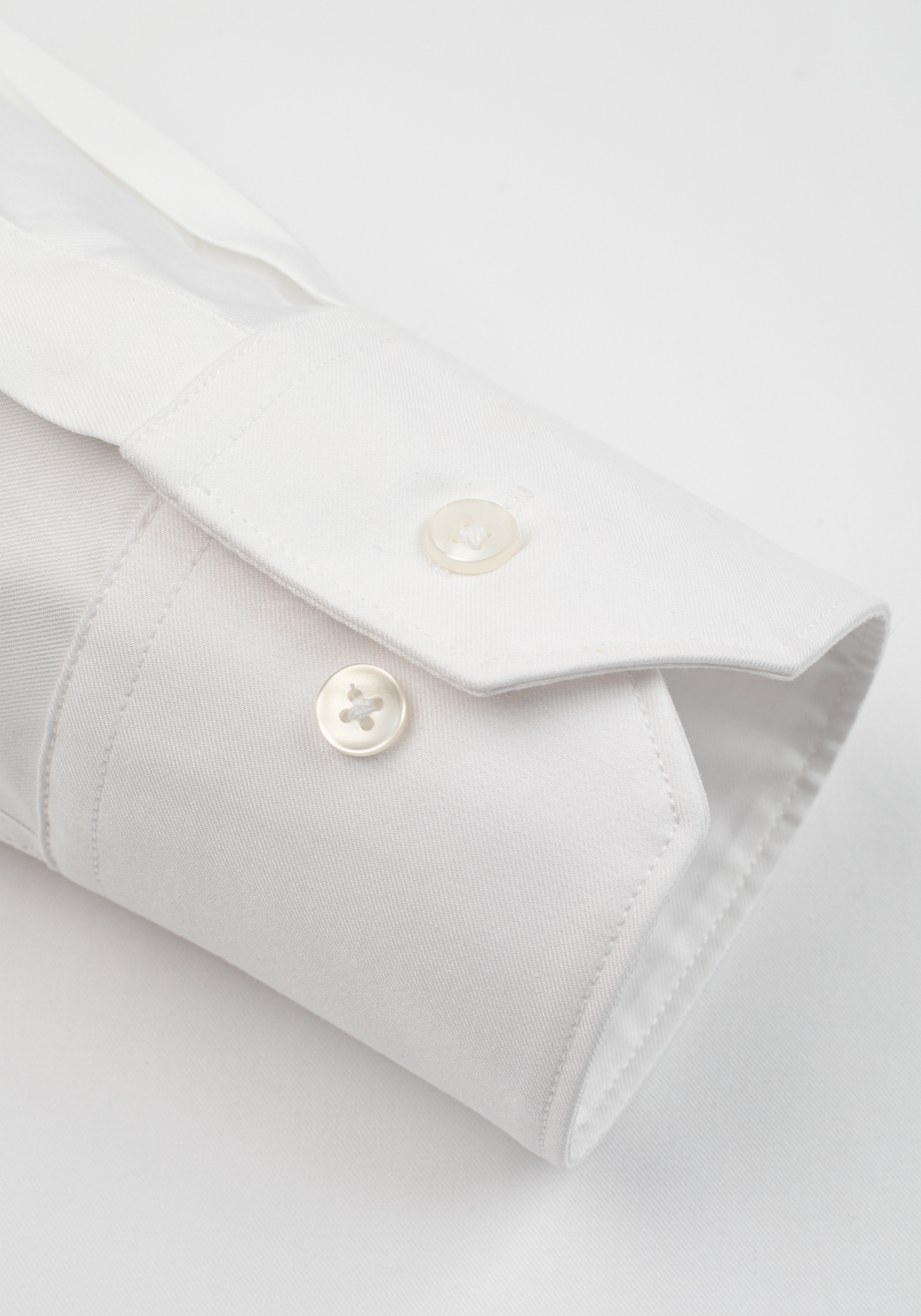 Cloud White Fine Twill Shirt