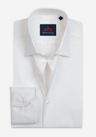 Cloud White Fine Twill Shirt