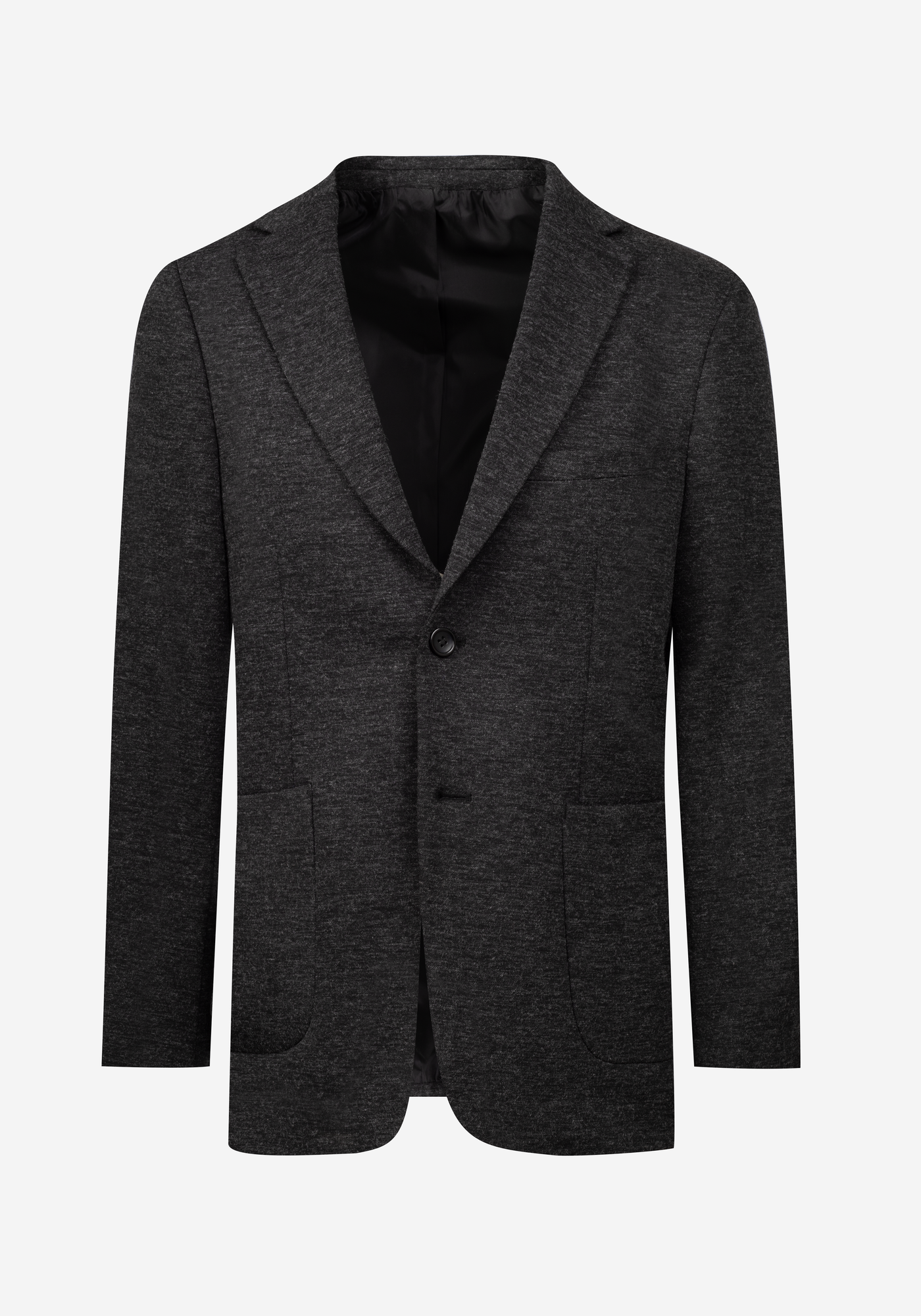 Contemporary Fit Slate Grey Heavy Brushed Blazer