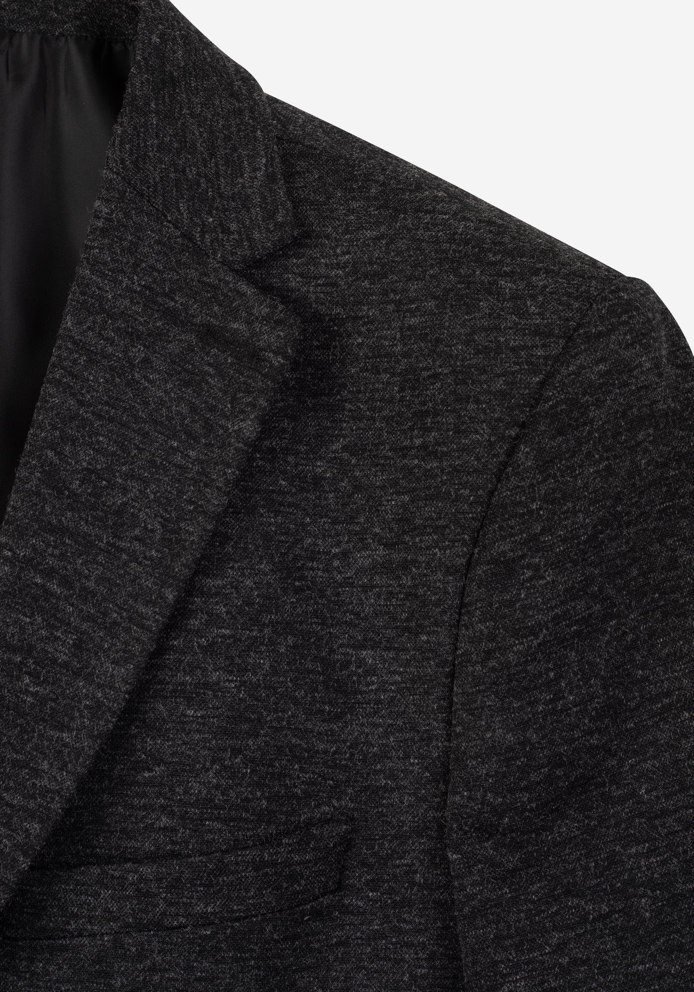 Contemporary Fit Slate Grey Heavy Brushed Blazer