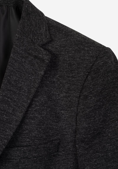 Contemporary Fit Slate Grey Heavy Brushed Blazer