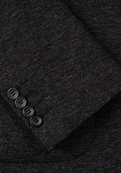 Contemporary Fit Slate Grey Heavy Brushed Blazer