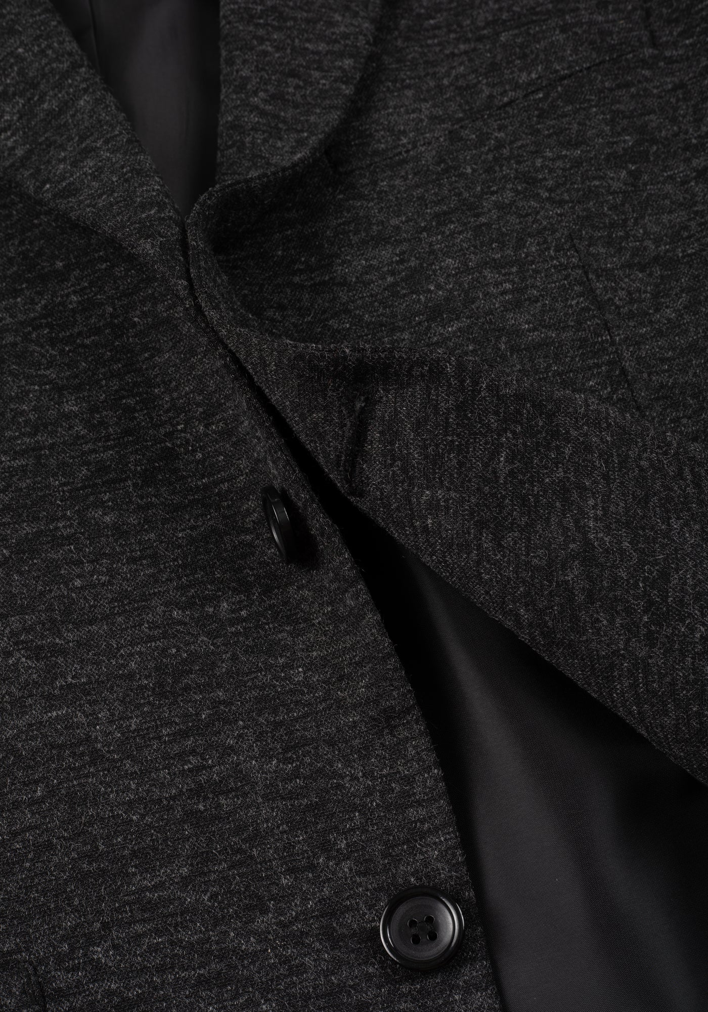 Contemporary Fit Slate Grey Heavy Brushed Blazer