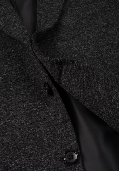 Contemporary Fit Slate Grey Heavy Brushed Blazer